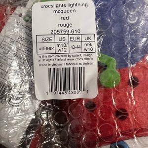 Lightening McQueen Crocs